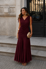 VESTIDO LETÍCIA VINHO