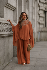 CONJUNTO JULIETA TERRACOTA