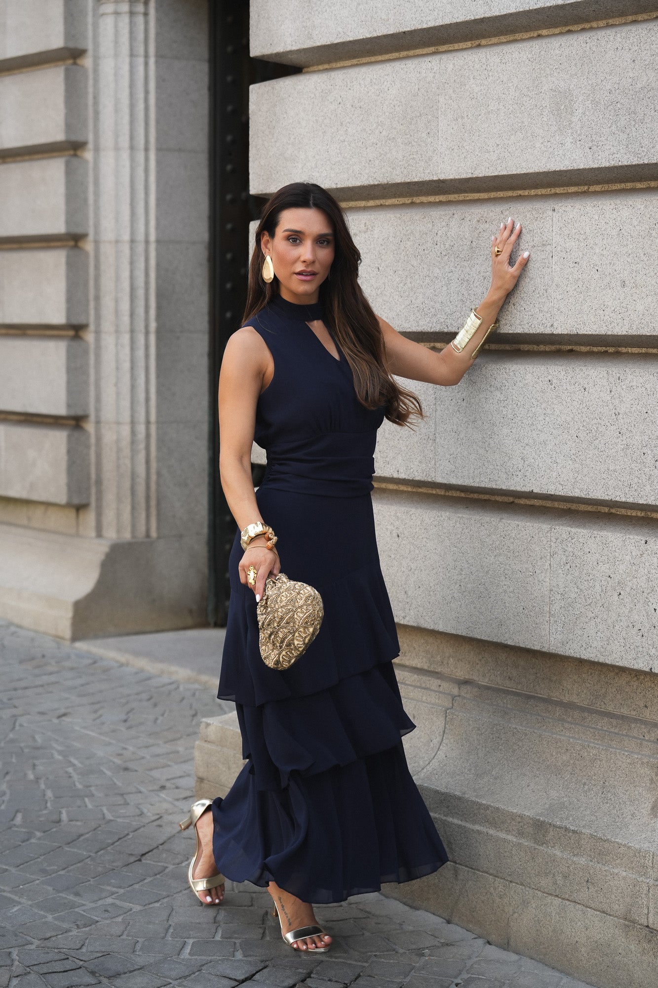 VESTIDO CATE AZUL MARINHO