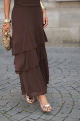VESTIDO CATE CASTANHO