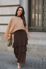 VESTIDO CATE CASTANHO