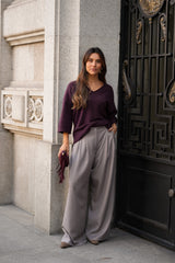 CALÇA CAPRI CINZA