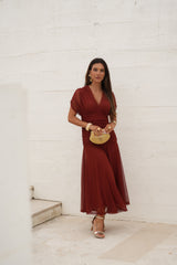 VESTIDO CANNES TERRACOTA