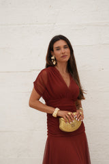 VESTIDO CANNES TERRACOTA