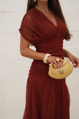 VESTIDO CANNES TERRACOTA