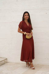 VESTIDO CANNES TERRACOTA
