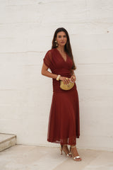 VESTIDO CANNES TERRACOTA