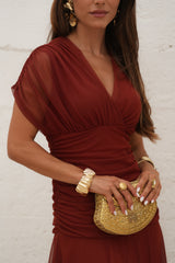 VESTIDO CANNES TERRACOTA
