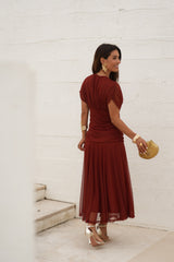 VESTIDO CANNES TERRACOTA