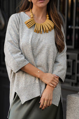 COLAR PETRA MOSTARDA