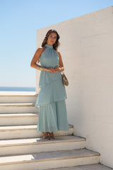 VESTIDO POSITANO TURQUESA