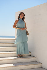 VESTIDO POSITANO TURQUESA