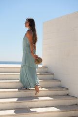 VESTIDO POSITANO TURQUESA