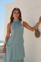 VESTIDO POSITANO TURQUESA