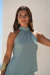 VESTIDO POSITANO TURQUESA
