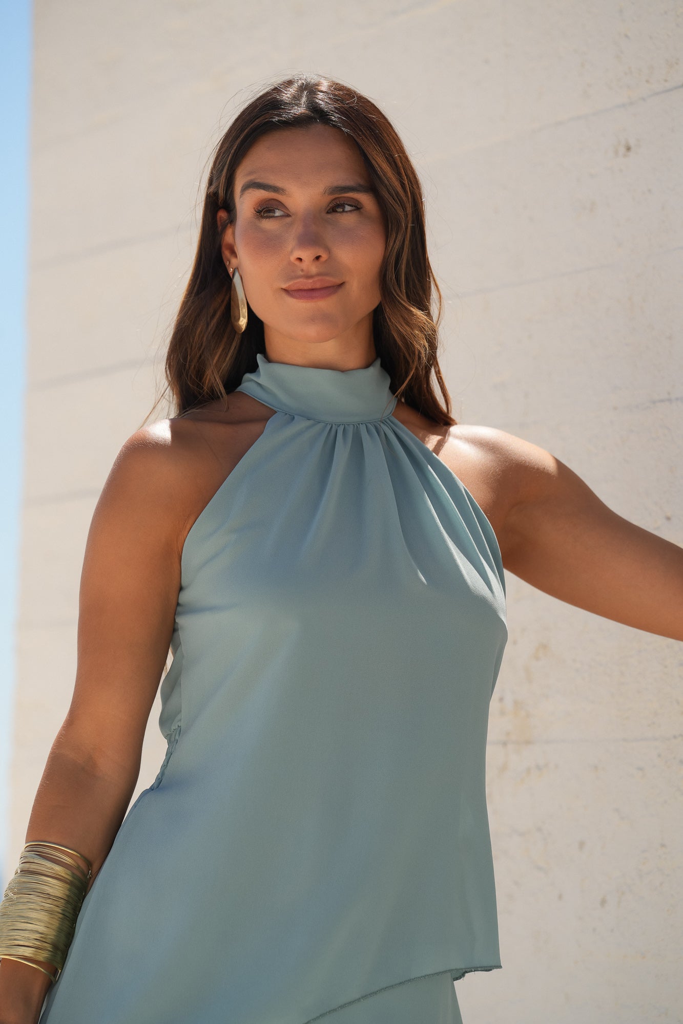 VESTIDO POSITANO TURQUESA