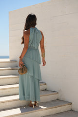VESTIDO POSITANO TURQUESA