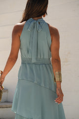VESTIDO POSITANO TURQUESA