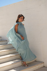 VESTIDO POSITANO TURQUESA