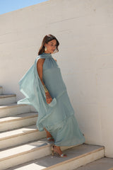 VESTIDO POSITANO TURQUESA