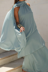 VESTIDO POSITANO TURQUESA