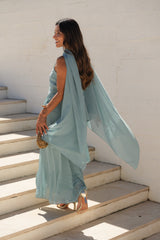 VESTIDO POSITANO TURQUESA