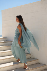 VESTIDO POSITANO TURQUESA