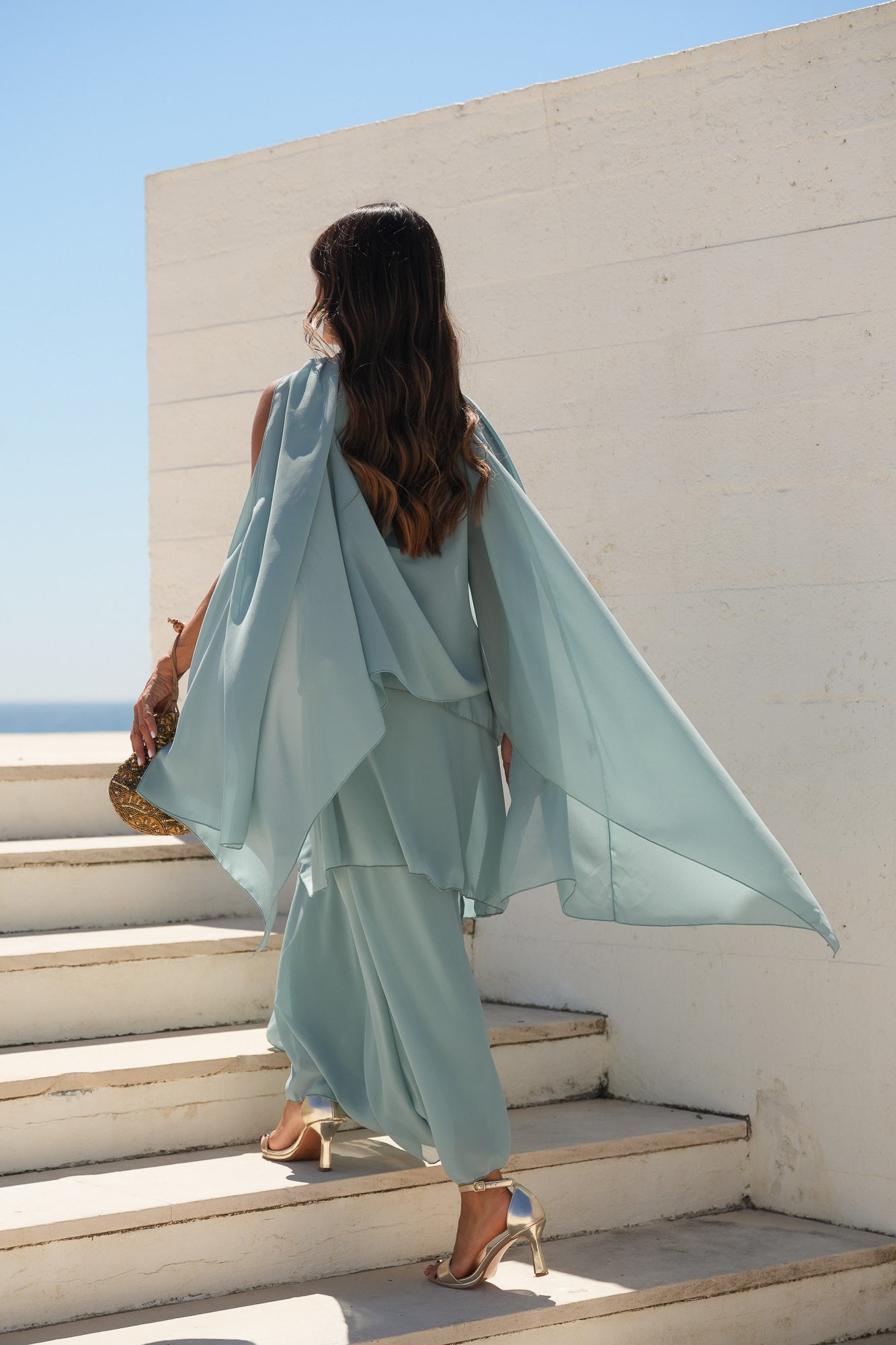 VESTIDO POSITANO TURQUESA