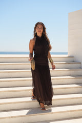 VESTIDO LAGOS CASTANHO
