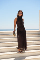 VESTIDO LAGOS CASTANHO