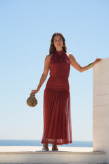 VESTIDO LAGOS TIJOLO