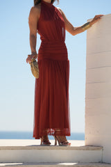 VESTIDO LAGOS TIJOLO