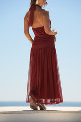 VESTIDO LAGOS TIJOLO