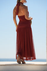 VESTIDO LAGOS TIJOLO