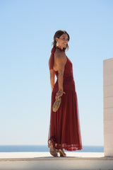 VESTIDO LAGOS TIJOLO