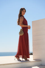 VESTIDO LAGOS TIJOLO