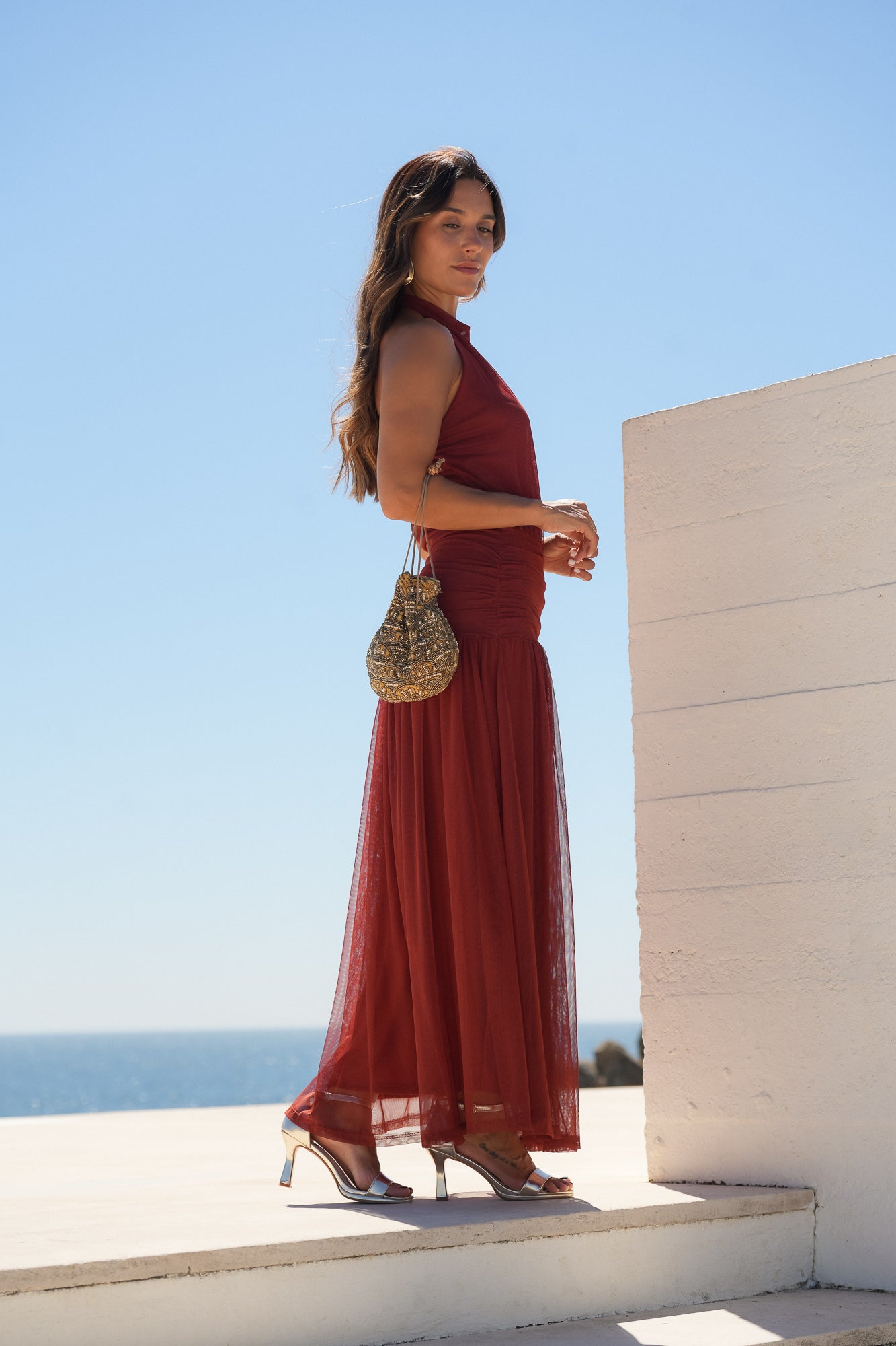 VESTIDO LAGOS TIJOLO