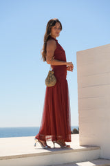 VESTIDO LAGOS TIJOLO