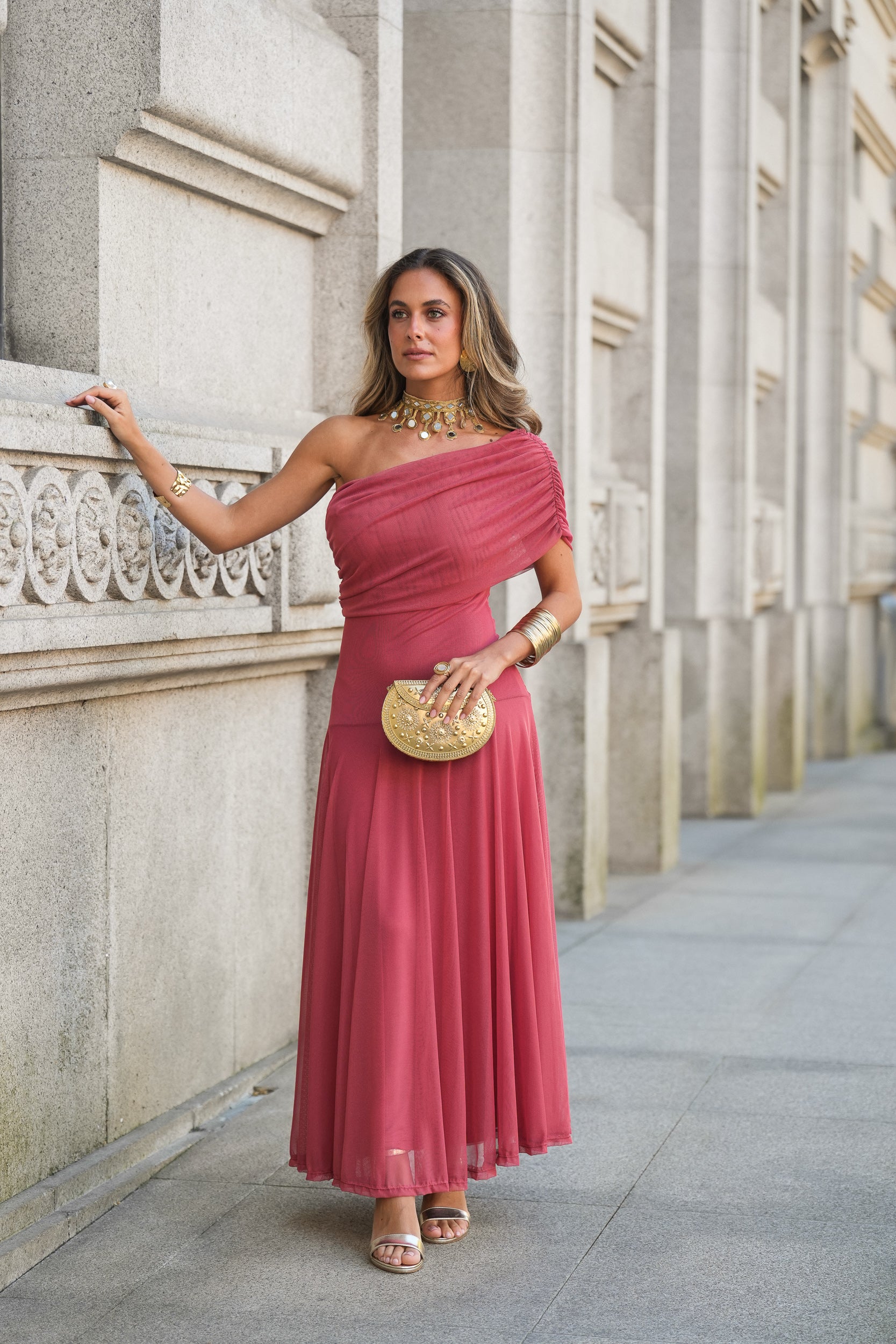 VESTIDO VALENTINA CORAL