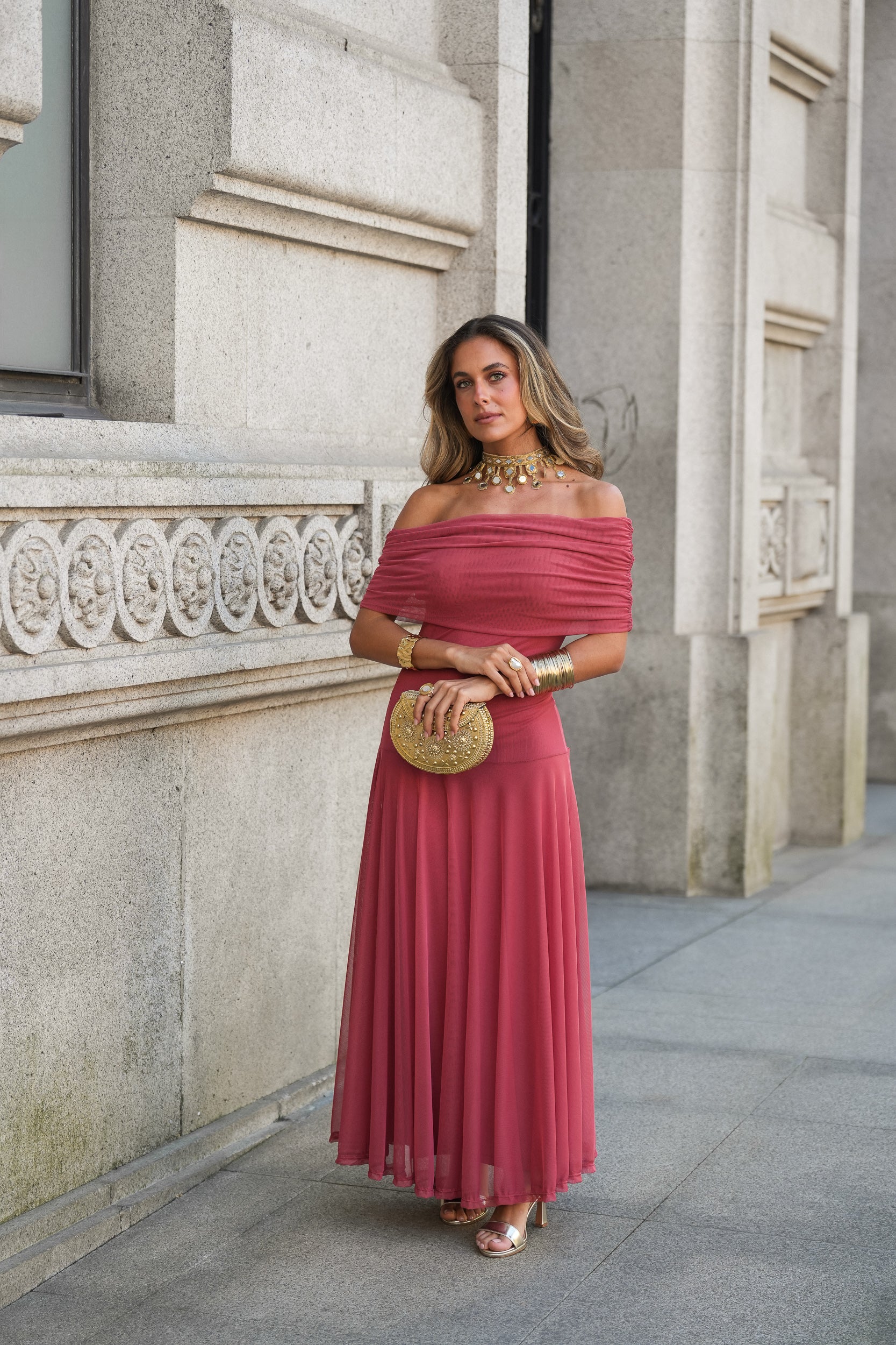 VESTIDO VALENTINA CORAL