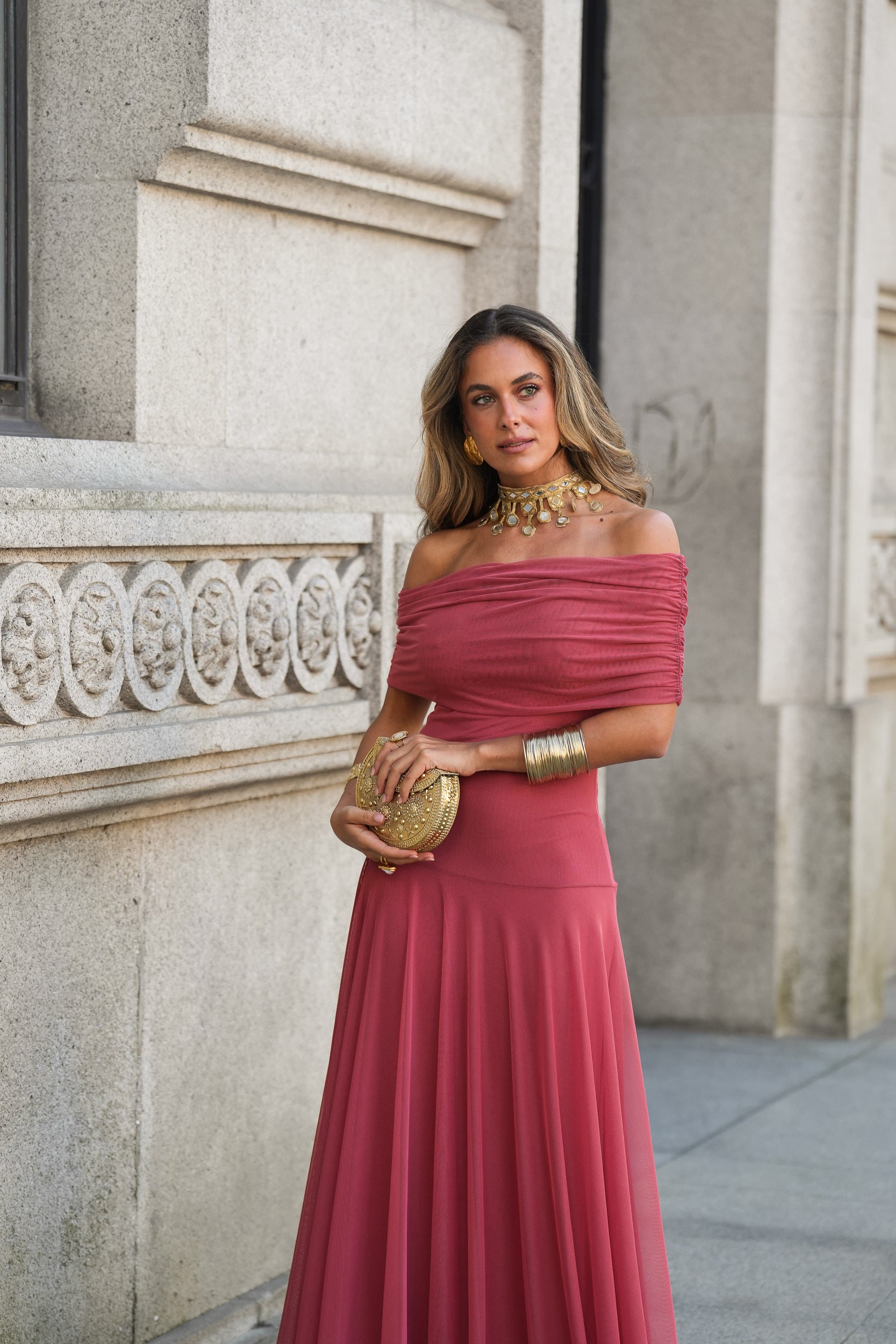 VESTIDO VALENTINA CORAL