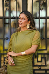 PREVENTA VESTIDO CAMELIA VERDE LIMA (Envío 22/05 al 25/05)