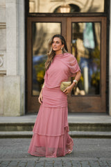 VESTIDO CAMÉLIA ROSA VELHO