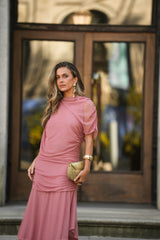 VESTIDO CAMÉLIA ROSA VELHO