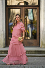 VESTIDO CAMÉLIA ROSA VELHO
