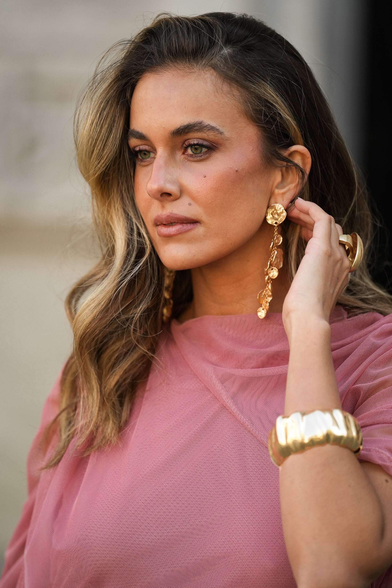 VESTIDO CAMÉLIA ROSA VELHO