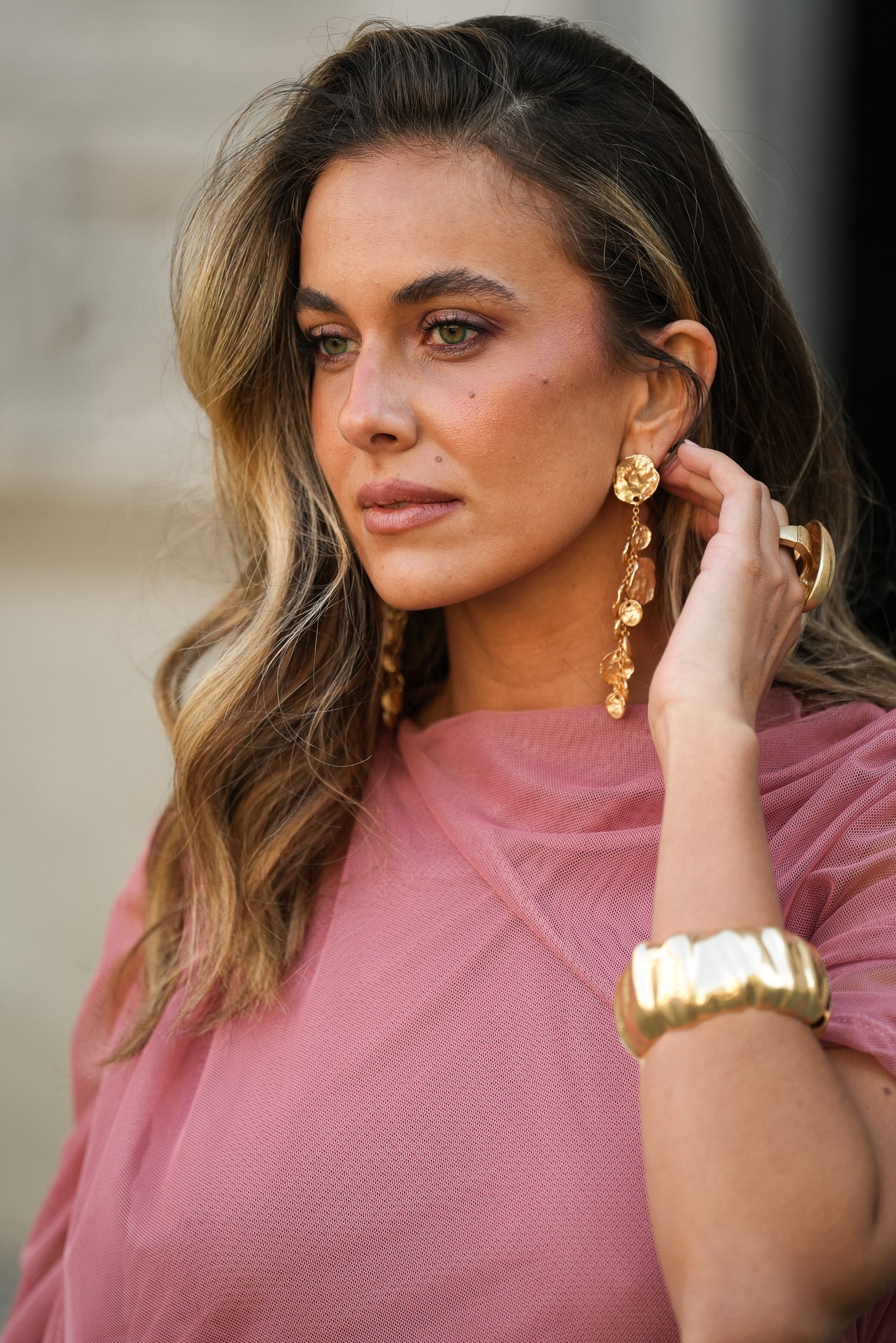 VESTIDO CAMÉLIA ROSA VELHO
