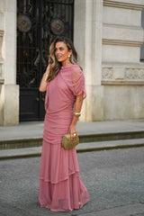 VESTIDO CAMÉLIA ROSA VELHO