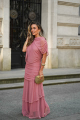 VESTIDO CAMÉLIA ROSA VELHO