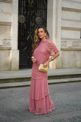 VESTIDO CAMÉLIA ROSA VELHO